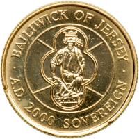 Great Britain - Jersey. Sovereign, 2000. BU - 2