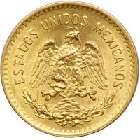 Mexico. 5 Pesos, 1918. AU - 2