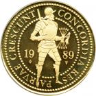 Netherlands. 2 Ducats, 1989. PF