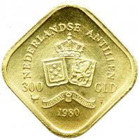 Netherlands & Colonies - Netherlands Antilles. 300 Gulden, 1980. BU - 2