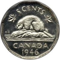 Canada. Specimen 5 Cents, 1946. PCGS PF65 - 2