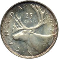 Canada. 25 Cents, 1947. PCGS MS65 - 2