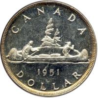 Canada. Dollar, 1951. PCGS MS64 - 2