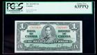 BC-21d 1937 $1. PCGS Choice New 63PPQ