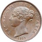 Great Britain. Halfpenny, 1853. UNC