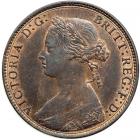 Great Britain. Halfpenny, 1875. UNC