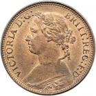 Great Britain. Farthing, 1875-H. UNC