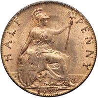 Great Britain. Halfpenny, 1925. BU - 2