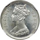 Hong Kong. 10 Cents, 1893. NGC MS64