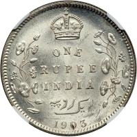 British India. Rupee, 1903-C. NGC MS61 - 2