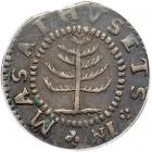 1652 Massachusetts Pine Tree Shilling Noe-29 Rarity-3. PCGS VF30