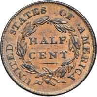 Trio of Half Cents, 1826-1833, graded AU50 - 2