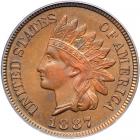 1887 Indian Head Cent. PCGS PF65