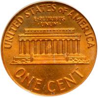1972 Lincoln Cent. Doubled die obverse. SEGS MS65 - 2