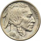 1918-D Buffalo Nickel. PCGS AU55