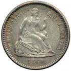 1860 Liberty Seated Half Dime. MS64