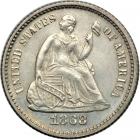 1868 Liberty Seated Half Dime. PCGS PF63