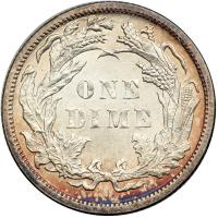 1882 Liberty Seated Dime. PCGS MS62 - 2