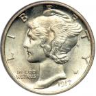 1917-S Mercury Dime. PCGS MS63