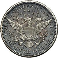 1908-D Barber Quarter Dollar. MS60 - 2