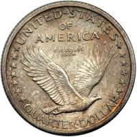 1917 Liberty Standing Quarter Dollar. Type 1. PCGS MS64 - 2