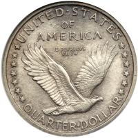 1917 Liberty Standing Quarter Dollar. Type 1. NGC MS63 - 2