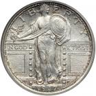 1917-S Liberty Standing Quarter Dollar. Type 1. PCGS MS61