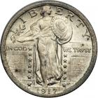 1917 Liberty Standing Quarter Dollar. Type 2. PCGS MS63