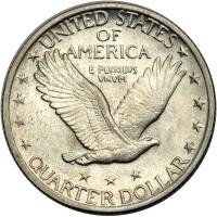 1917 Liberty Standing Quarter Dollar. Type 2. PCGS MS63 - 2