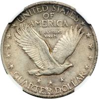 1924 Liberty Standing Quarter Dollar. NGC MS61 - 2