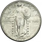 1926-D Liberty Standing Quarter Dollar. PCGS MS64
