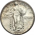 1927-D Liberty Standing Quarter Dollar. PCGS MS64