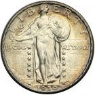 1930 Liberty Standing Quarter Dollar. MS63