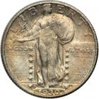1930-S Liberty Standing Quarter Dollar. MS60