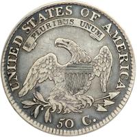 1812/1 Capped Bust Half Dollar. Large 8 - 2
