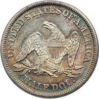 1844 Liberty Seated Half Dollar - 2