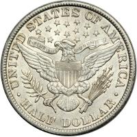 1906 Barber Half Dollar. PCGS AU58 - 2