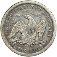 1870-CC Liberty Seated Dollar - 2