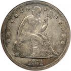 1871 Liberty Seated Dollar. NGC VF20