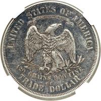 1875-CC Trade Dollar. NGC EF45 - 2