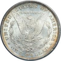 1878 Morgan Dollar. 8 tail feathers - 2