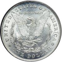 1878 Morgan Dollar. Strongly doubled tail feathers. PCGS MS64 - 2