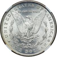 1887 Morgan Dollar. NGC MS65 - 2