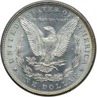 1887/6 Morgan Dollar. PCGS MS62 - 2