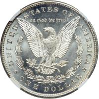 A trio of beautifully toned NGC-MS-63 Morgans - 2