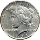 1934-S Peace Dollar. NGC EF40