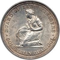 1893 Isabella Quarter Dollar - 2