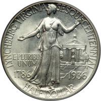 1936 Lynchburg Half Dollar. PCGS MS65 - 2