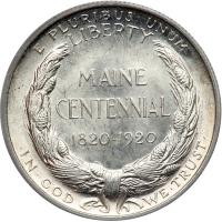 1920 Maine Half Dollar. PCGS MS64 - 2