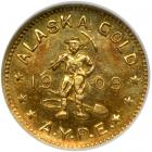 1909 Washington 50¢ Alaska-Yukon Pacific Gold. NGC MS63